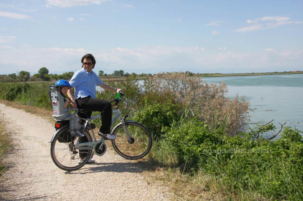 laguna di Caorle in bicicletta